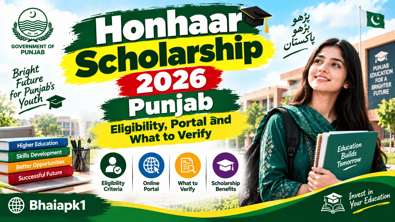 Honhaar Scholarship 2026 Punjab: Eligibility, Portal and What to Verify