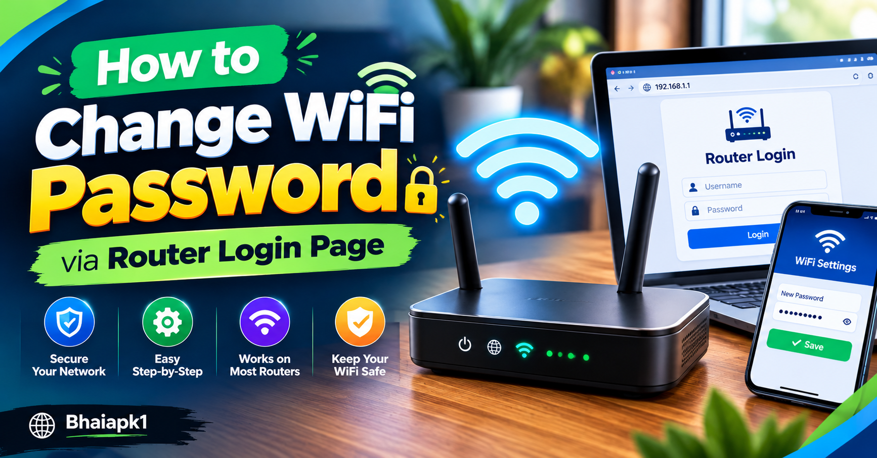 How to Change WiFi Password via Router Login Page