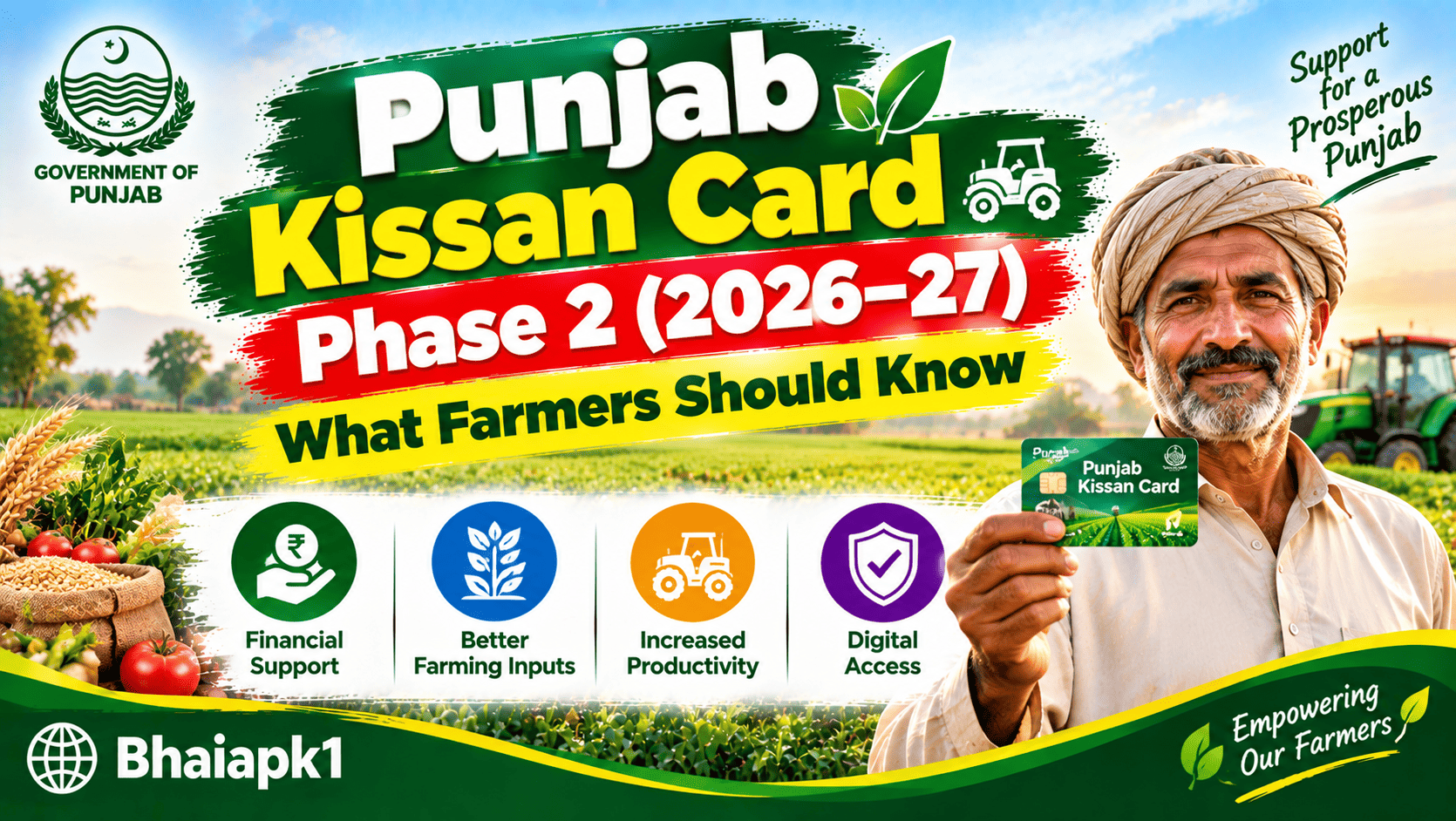 Punjab Kissan Card Phase 2 (2026&ndash;27): What Farmers Should Know